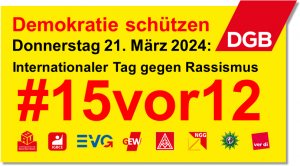 DGB: internationaler Tag gegen Rassismus